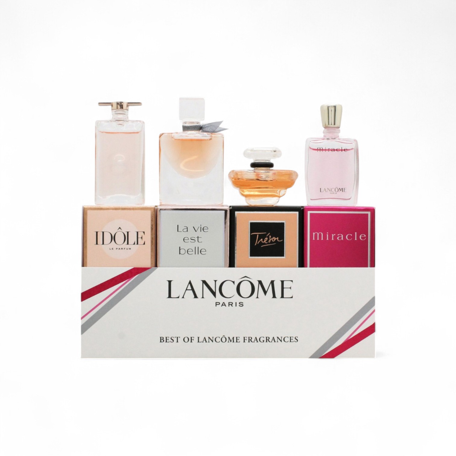 Lancôme Best of Lancôme Minuature Fragrances Gift Set 5ml EDP Idôle + 4ml EDP La Vie Est Belle + 7.5ml EDP Trésor + 5ml EDP Miracle