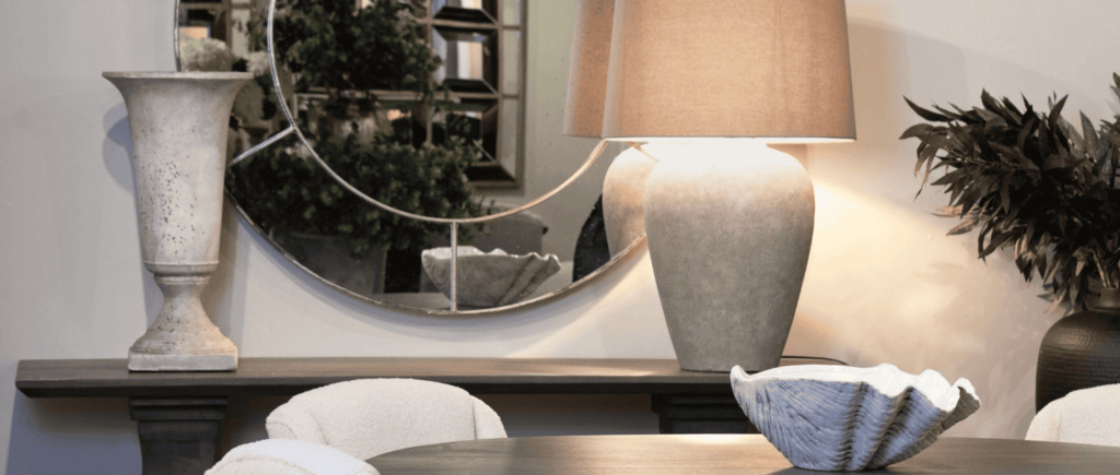 Modern home lighting setup with sleek lamps and warm tones for elegant interiors.