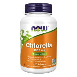NOW Foods Chlorella, 1000mg - 120 tablets
