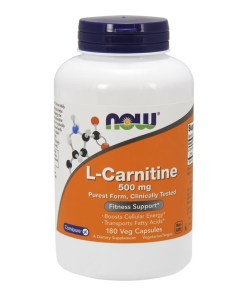 L-Carnitine, 500mg - 180 vcaps