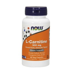 NOW Foods L-Carnitine, 500mg - 60 vcaps