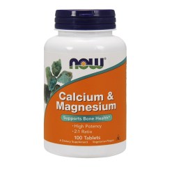 NOW Foods Calcium & Magnesium - 100 tablets