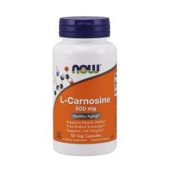 NOW Foods L-Carnosine, 500mg - 50 vcaps