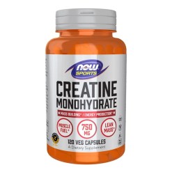 NOW Foods Creatine Monohydrate, 750mg - 120 vcaps