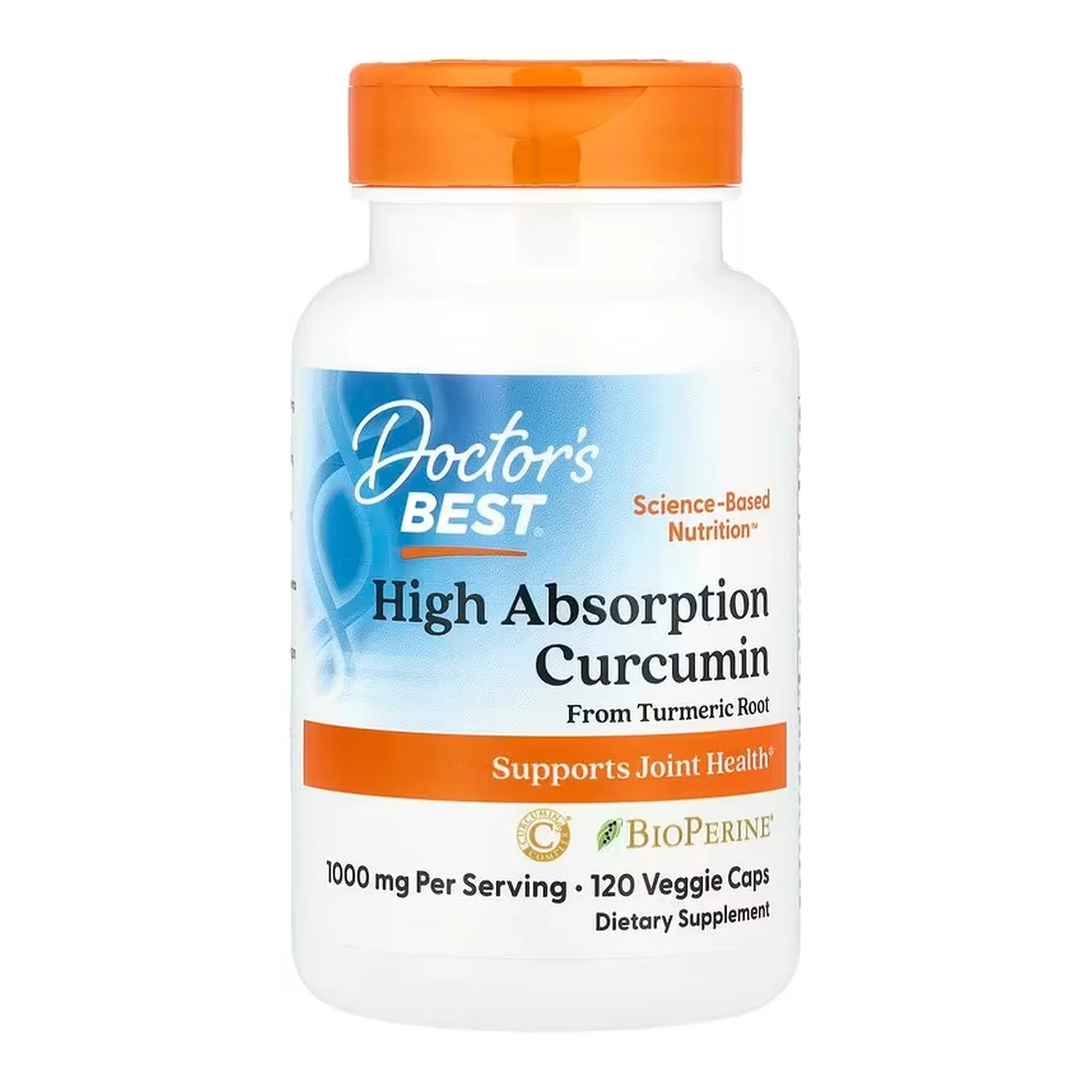 High Absorption Curcumin From Turmeric Root with C3 Complex & BioPerine, 1000mg - 120 vcaps