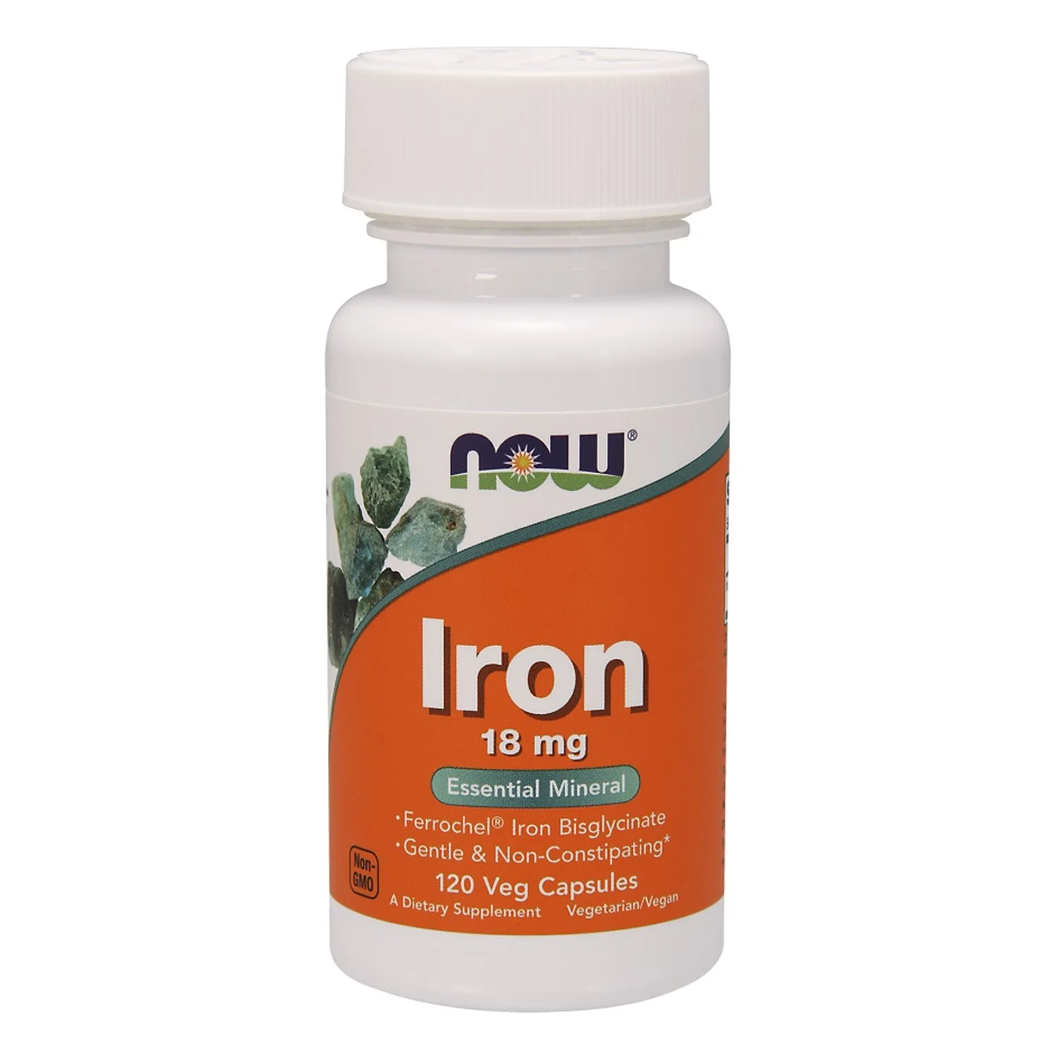 Iron, 18mg - 120 vcaps