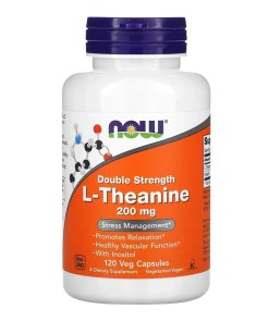 Double Strength L-Theanine, 200mg - 120 vcaps