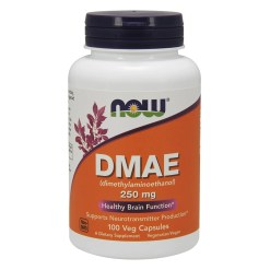 NOW Foods DMAE (Dimethylaminoethanol), 250mg - 100 vcaps