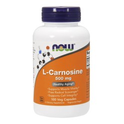NOW Foods L-Carnosine, 500mg - 100 vcaps