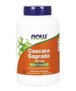 Cascara Sagrada, 450mg - 250 vcaps