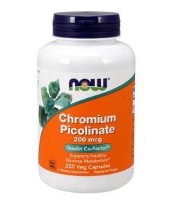 Chromium Picolinate, 200mcg - 250 vcaps