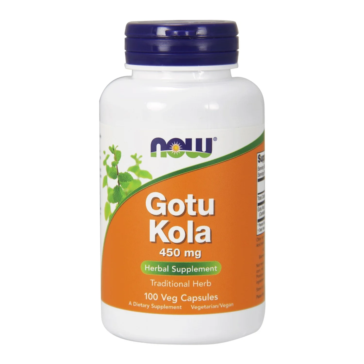 NOW Foods Gotu Kola, 450mg - 100 vcaps