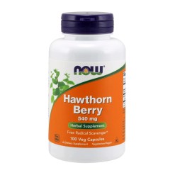 NOW Foods Hawthorn Berry, 540mg - 100 vcaps