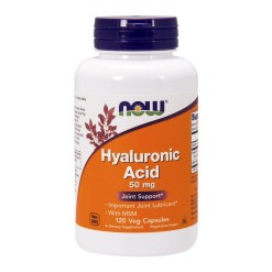 NOW Foods Hyaluronic Acid with MSM, 50mg - 120 vcaps