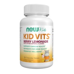 NOW Foods Kid Vits, Berry Lemonade - 120 chewables