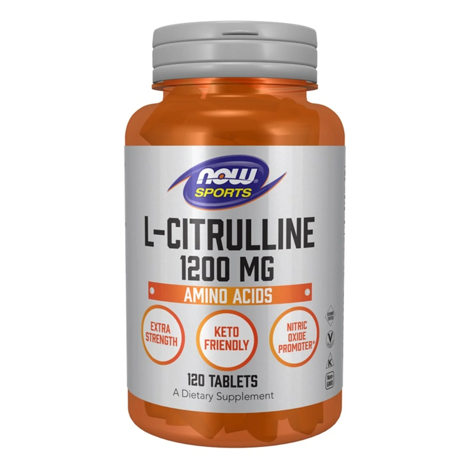 L-Citrulline, 1200mg Extra Strength - 120 tablets