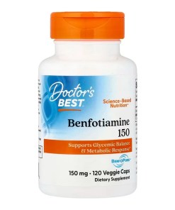 Benfotiamine with BenfoPure, 150mg - 120 vcaps