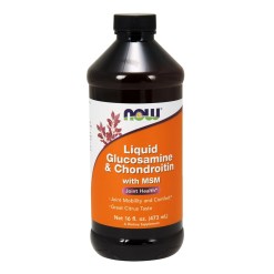NOW Foods Glucosamine & Chondroitin with MSM Liquid - 473ml.