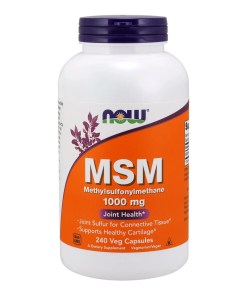 MSM Methylsulphonylmethane, 1000mg - 240 vcaps