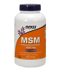 MSM Methylsulphonylmethane, 1500mg - 200 tablets