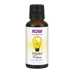 NOW Foods Essential Oil, Mental Focus Oil - 30 ml.