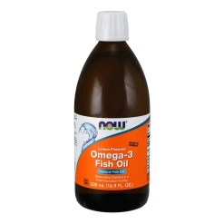 Omega-3 Fish Oil Liquid, Lemon - 500 ml.