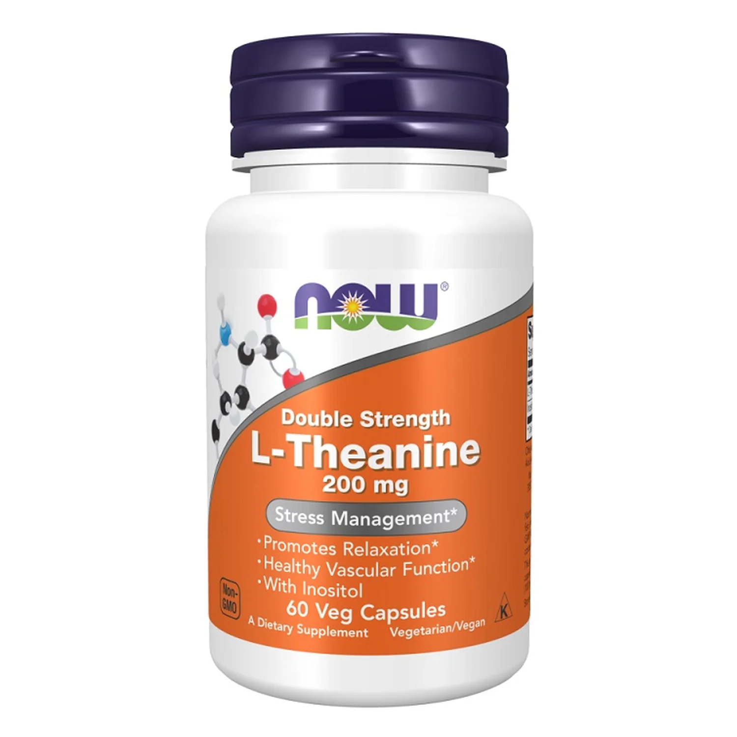 Double Strength L-Theanine, 200mg - 60 vcaps