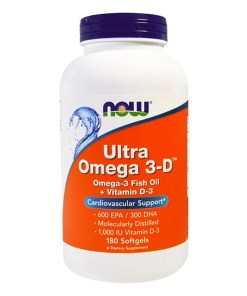 Ultra Omega 3-D with Vitamin D-3 - 180 softgels