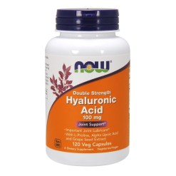 NOW Foods Hyaluronic Acid, 100mg Double Strength - 120 vcaps