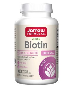 Biotin, 5000mcg - 100 vcaps