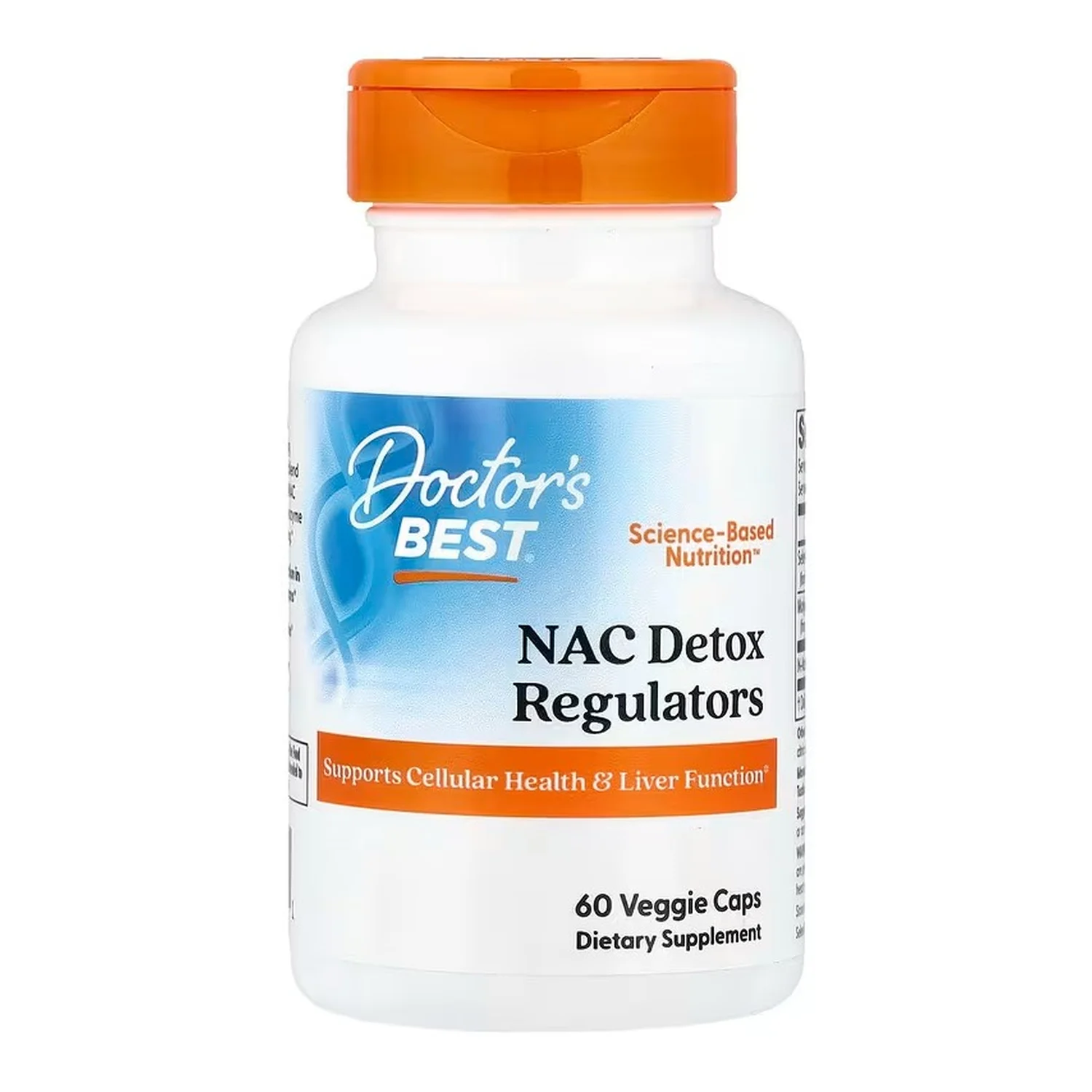 Doctor's Best NAC Detox Regulators - 60 vcaps