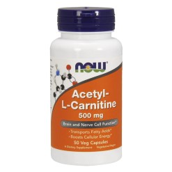 Acetyl-L-Carnitine, 500mg - 50 vcaps