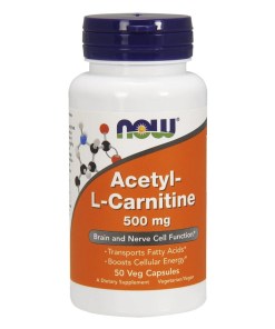 Acetyl-L-Carnitine, 500mg - 50 vcaps