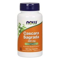 NOW Foods Cascara Sagrada, 450mg - 100 vcaps