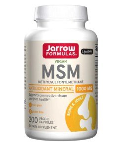 MSM (Methyl-Sulfonyl-Methane), 1000mg - 200 vcaps