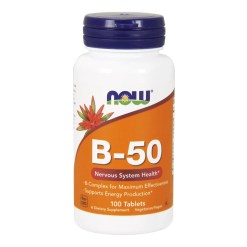 NOW Foods Vitamin B-50 - 100 tablets