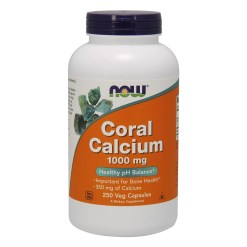 NOW Foods Coral Calcium, 1000mg - 250 vcaps