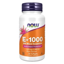 Vitamin E-1000 - Natural (Mixed Tocopherols) - 50 softgels