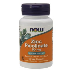 NOW Foods Zinc Picolinate, 50mg - 60 vcaps