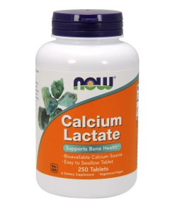 Calcium Lactate - 250 tablets