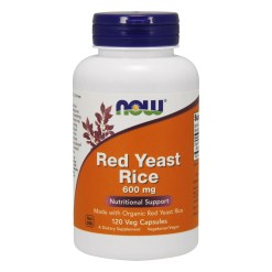 NOW Foods Red Yeast Rice, 600mg - 120 vcaps