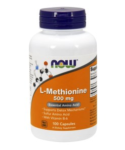 L-Methionine, 500mg - 100 caps