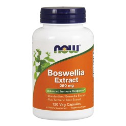 NOW Foods Boswellia Extract Plus Turmeric Root Extract, 250mg - 120 vcaps