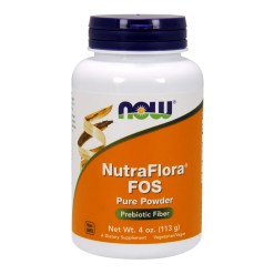 NOW Foods NutraFlora FOS, Pure Powder - 113 grams