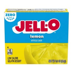 Gelatin Dessert Sugar Free, Lemon - 8.5 grams