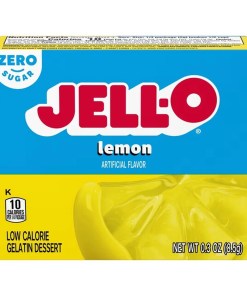 Gelatin Dessert Sugar Free, Lemon - 8.5 grams