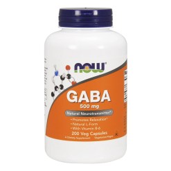 GABA with Vitamin B6, 500mg - 200 vcaps
