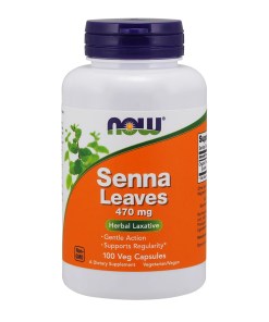 Senna Leaves, 470mg - 100 vcaps