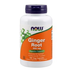 NOW Foods Ginger Root, 550mg - 100 vcaps