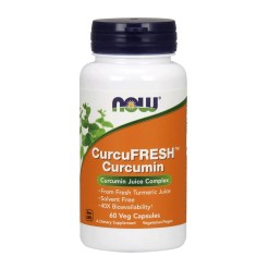 NOW Foods CurcuFRESH Curcumin, Capsules - 60 vcaps